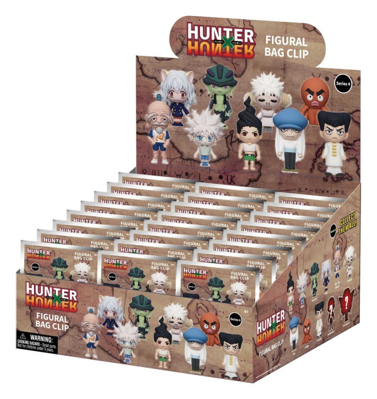Hunter x Hunter 3D PVC Bag Clips Series 4 Blind Bag Display (24) 2