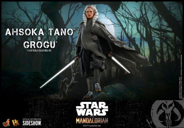 Star Wars The Mandalorian Action Figure 2-Pack 1/6 Ahsoka Tano & Grogu 29 cm