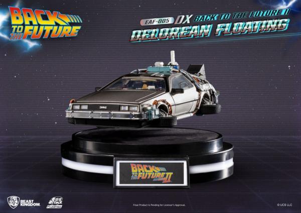 Back to the Future II: DeLorean Deluxe 20 cm Egg Attack Floating Statue - BKT