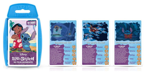 Lilo & Stitch Card Game Top Trumps *German Version* 4