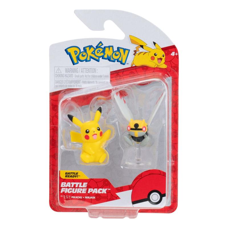 Pokémon Battle Figure Set Figure 2-Pack Ninjask & Pikachu #7 1