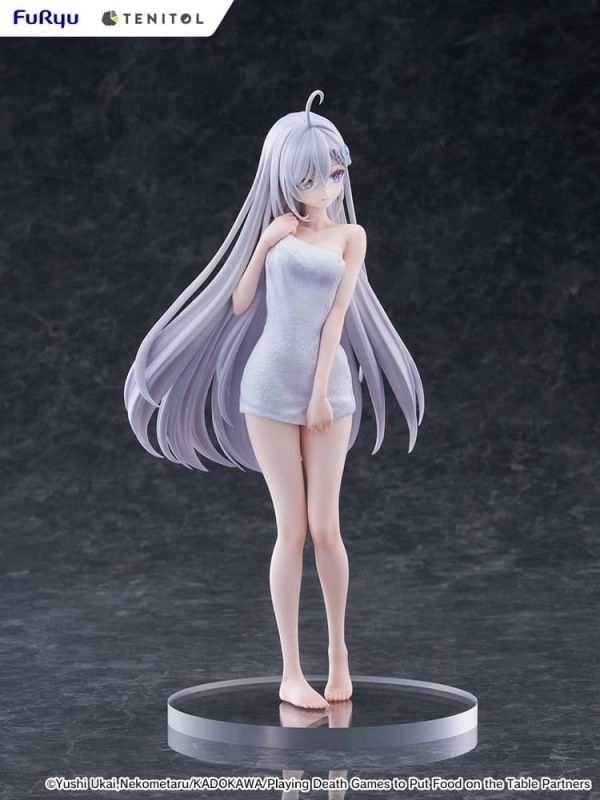 Playing Death Games to Put Food on the Table Light Novel PVC Statue Yuki Golden Bath Ver. 30 cm 3
