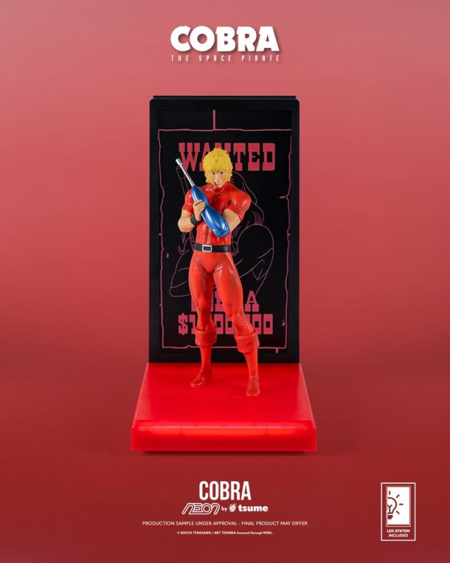 Cobra Neon Figure 1/9 Cobra The Space Pirate 20 cm 2