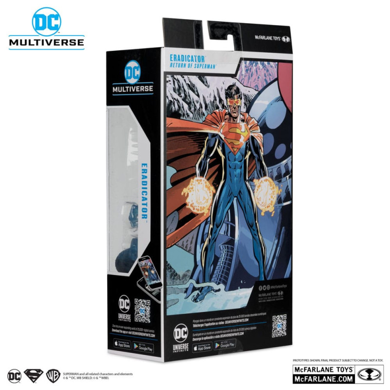 Return of Superman DC Multiverse Action Figure Eradicator (Platinum Edition) 18 cm 5