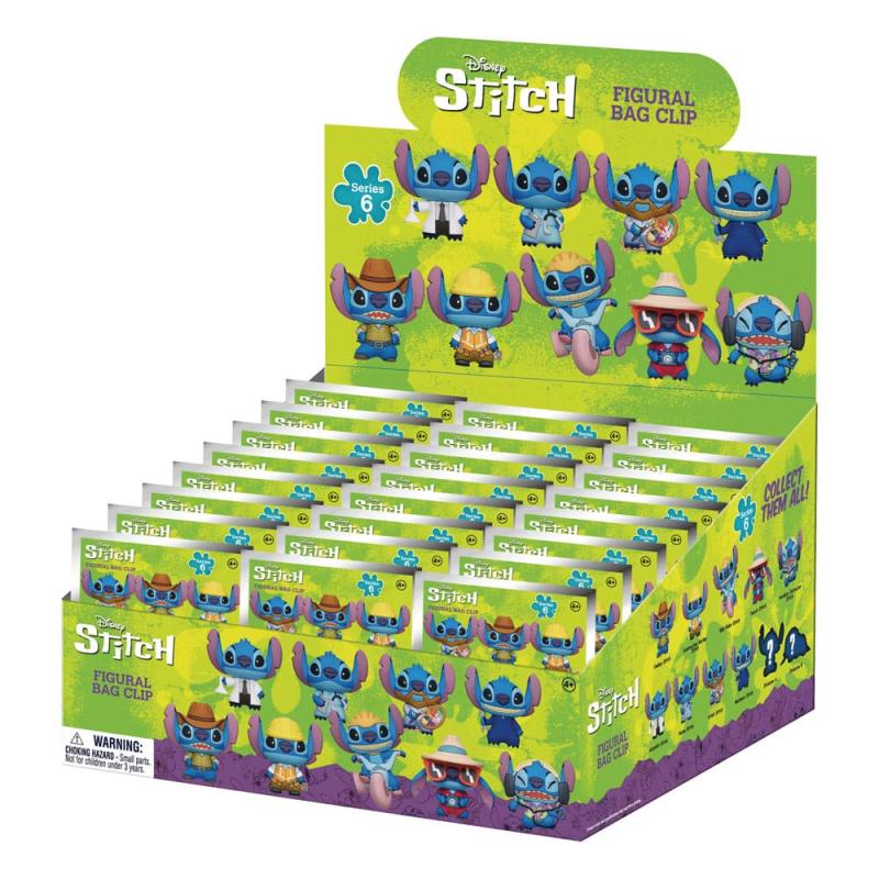 Lilo & Stitch 3D PVC Bag Clips Series 6 Display (24)