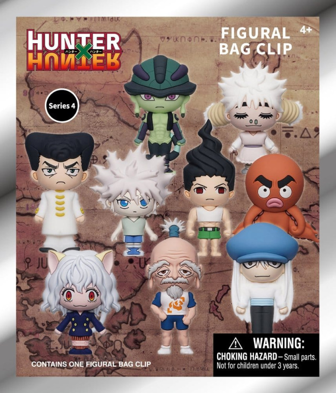 Hunter x Hunter 3D PVC Bag Clips Series 4 Blind Bag Display (24) 1