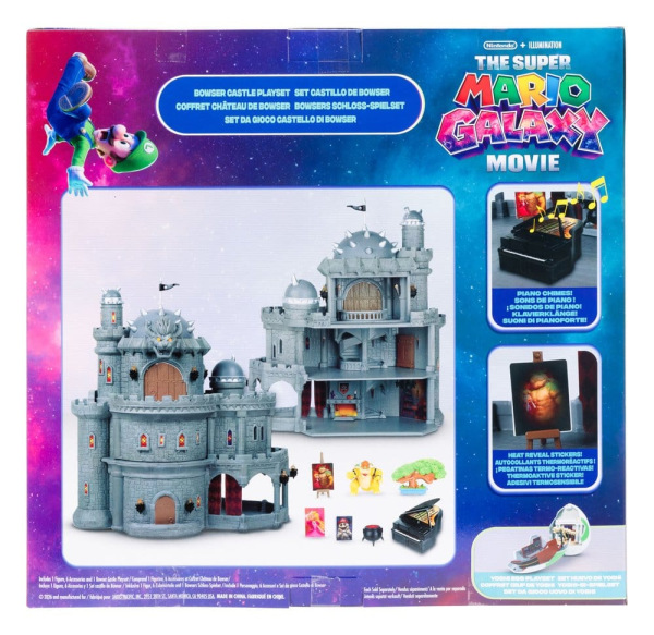 The Super Mario Galaxy Movie Deluxe Playset with 1 Mini Figure Bowser Castle 4