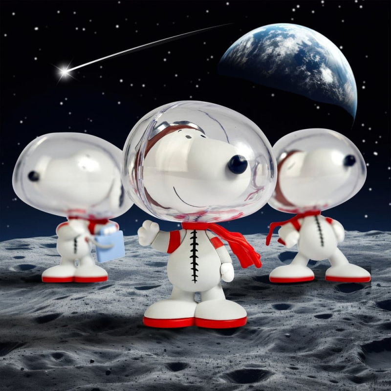 Peanuts Figures Worlds Beyond Snoopy Capsule Display (6) 2