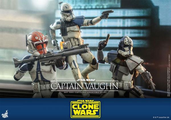 Star Wars The Clone Wars: Captain Vaughn 1/6 Action Figure - Hot Toys