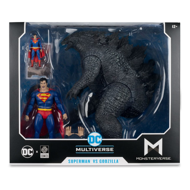 DC Justice League Monsterverse DC Multiverse Action Figures 2-Pack Superman Vs. Godzilla 30 cm 12