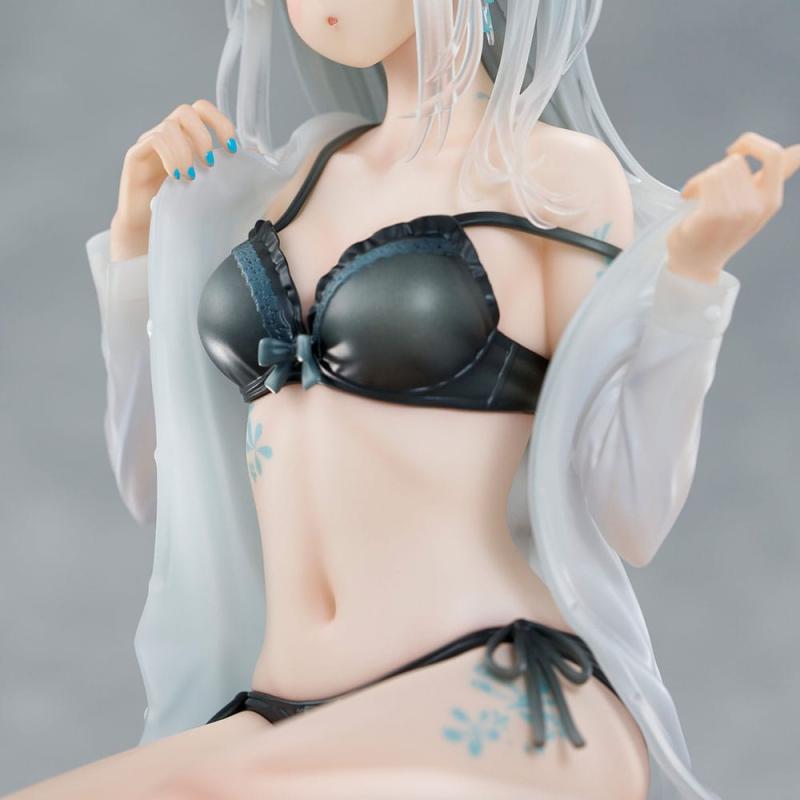 Original Character PVC Statue 1/7 Silver-Haired Girl Sky Blue Morning Special Outfit Ver. by Fuumi I