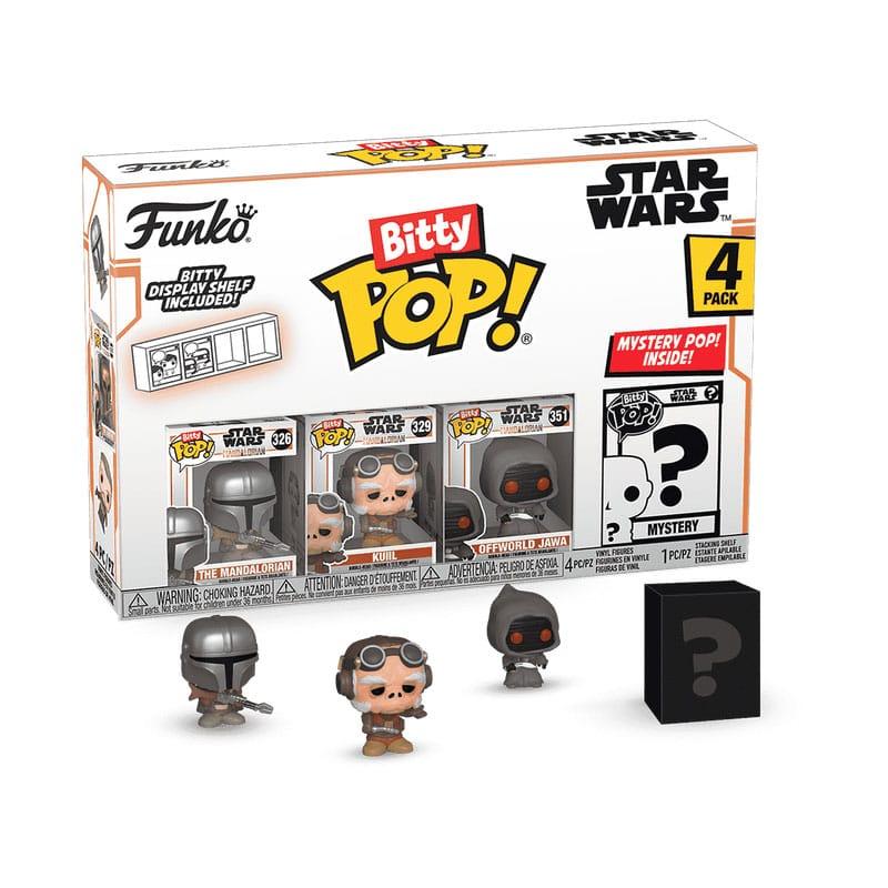 Star Wars: Mandalorian Bitty POP! Vinyl Figure 4-Pack Mandalorian 2,5 cm