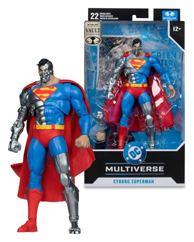 DC Multiverse McFarlane Vault Collection Action Figure Cyborg Superman (Revenge of the Green Lantern 3
