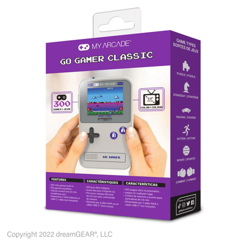 My Arcade Portable Gaming System Go Gamer Classic 3