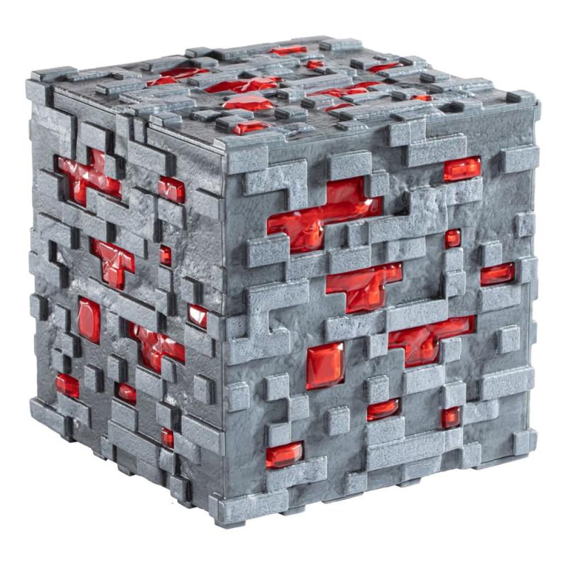 Minecraft Replica Illuminating Redstone Ore Cube 10 cm