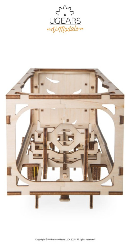 Ugears 3D Wooden Puzzle Trailer for Heavy Boy Truck VM-03 12
