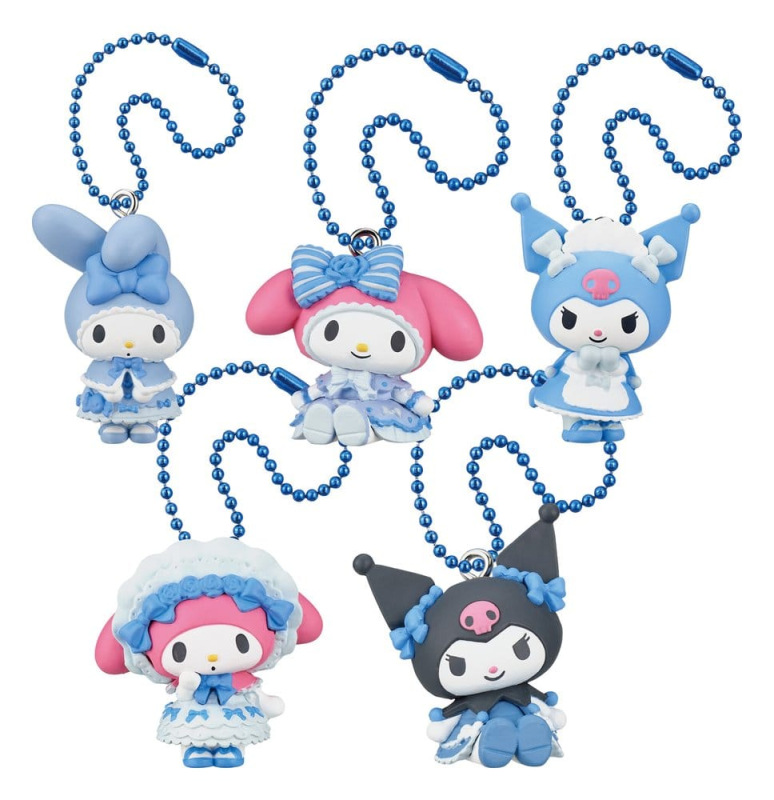 Sanrio Twinchees Mini Figures My Melody x Kuromi Sweet Lolita 5 cm Blind Pack Display (24)