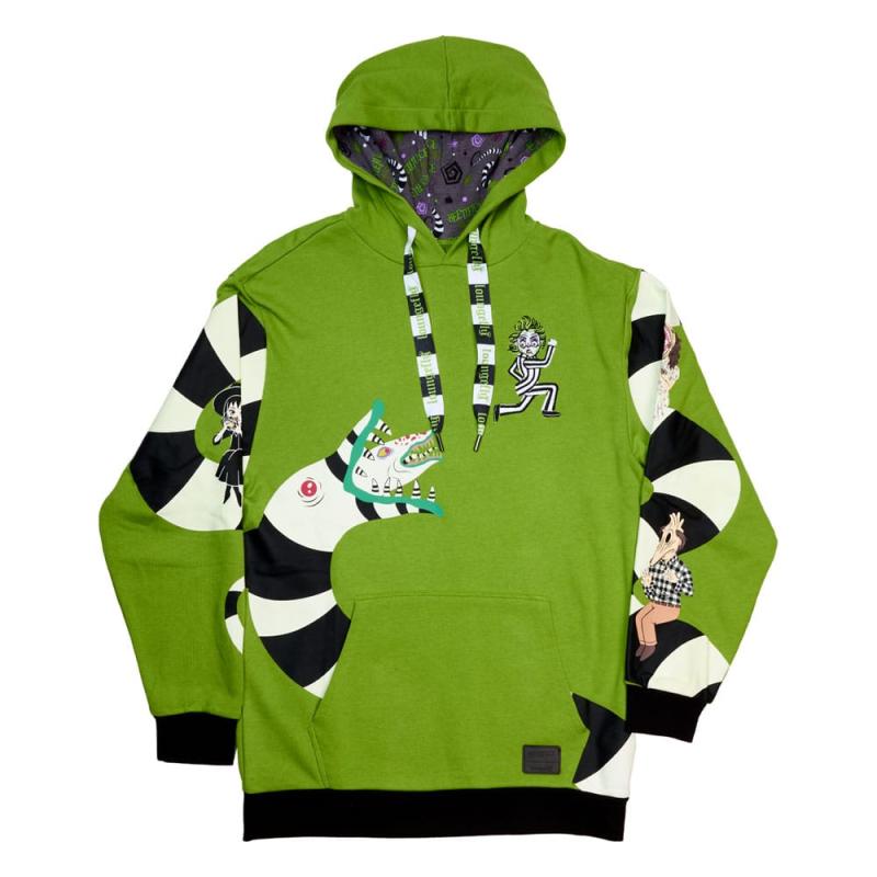 Beetlejuice by Loungefly Hoodie Sweater Unisex Glow in the Dark