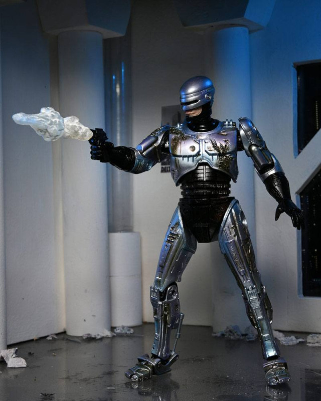 RoboCop Action Figure Ultimate Battle Damaged RoboCop with Chair 18 cm 2