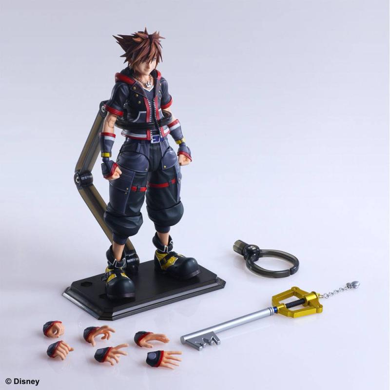 Kingdom Hearts III Play Arts Kai Action Figure Sora Ver. 2 22 cm