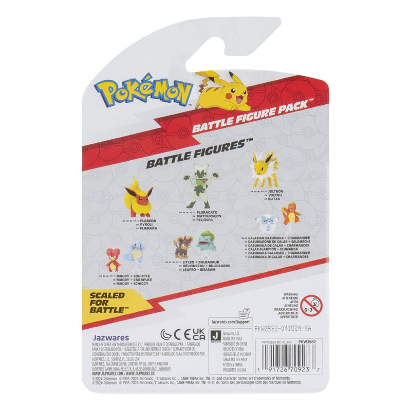 Pokémon Battle Figure Set Figure 2-Pack Darumaka & Charmander #5 1