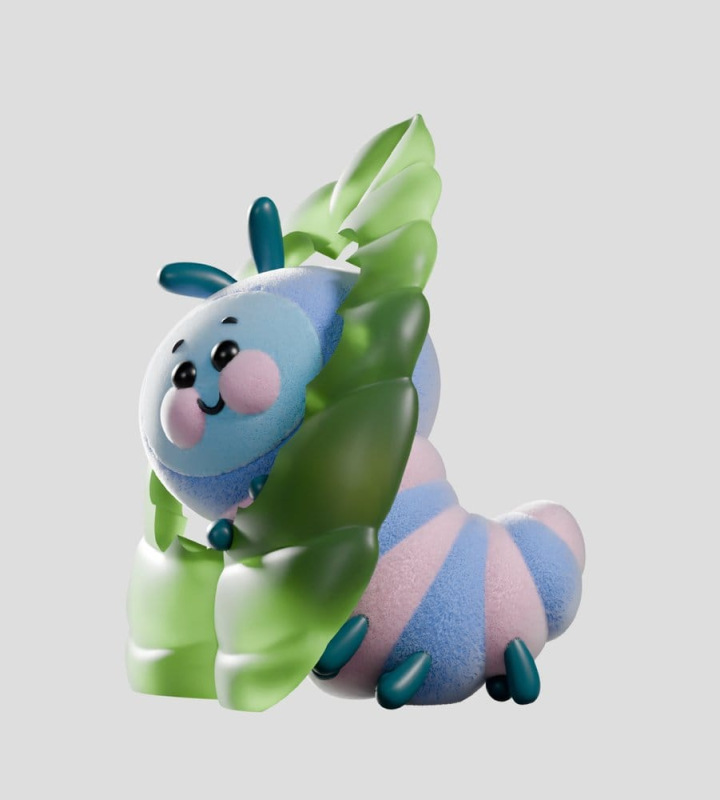 Wooly Bear and Friends Vinyl Mini Figures S1 13 cm Blind Box Display (6) 4