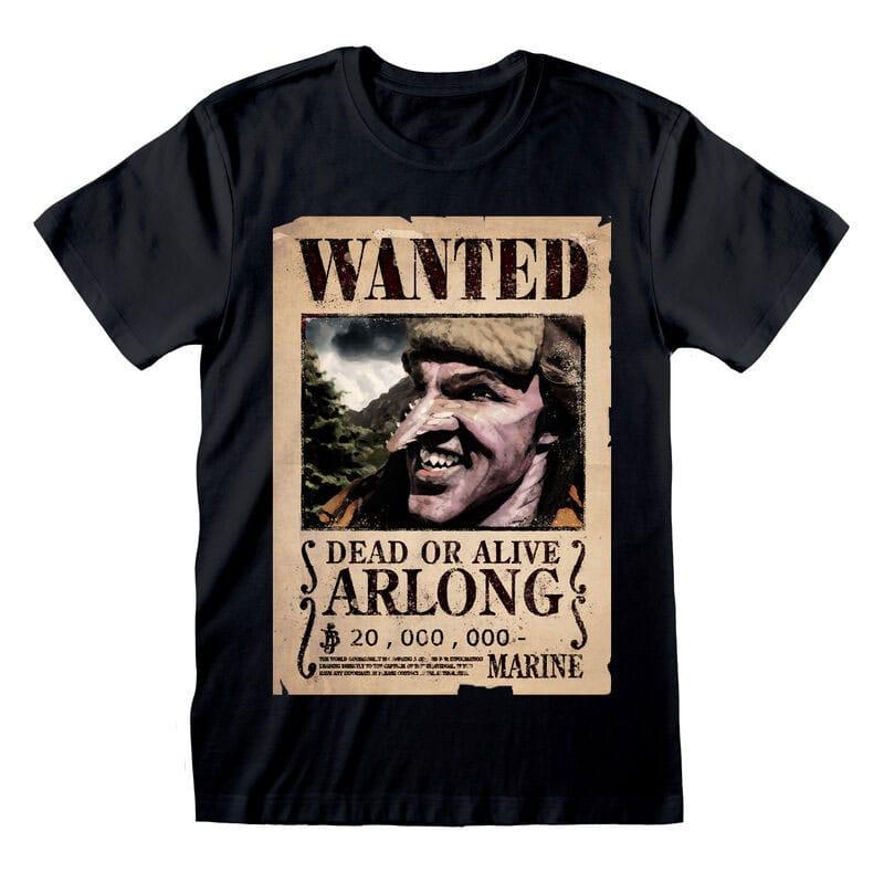 One Piece T-Shirt Arlong Wanted Poster Size L