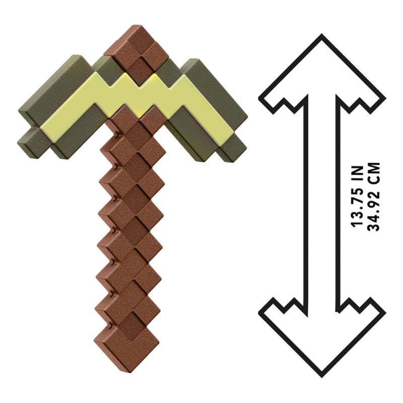 Minecraft Roleplay Replica Gold Pickaxe 6