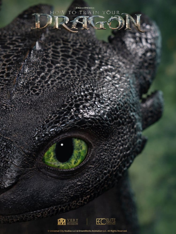 How to Train Your Dragon Life Size Bust Toothless 66 cm 9