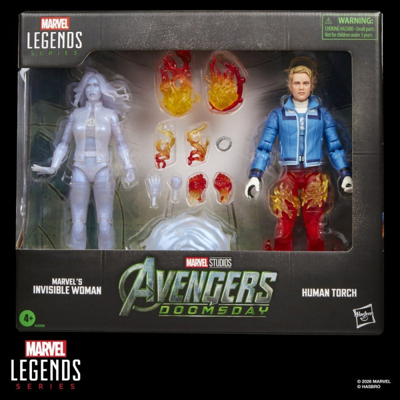Avengers: Doomsday Marvel Legends Action Figure 2-Pack Marvel's Invisible Woman & Human Torch 15 cm 10