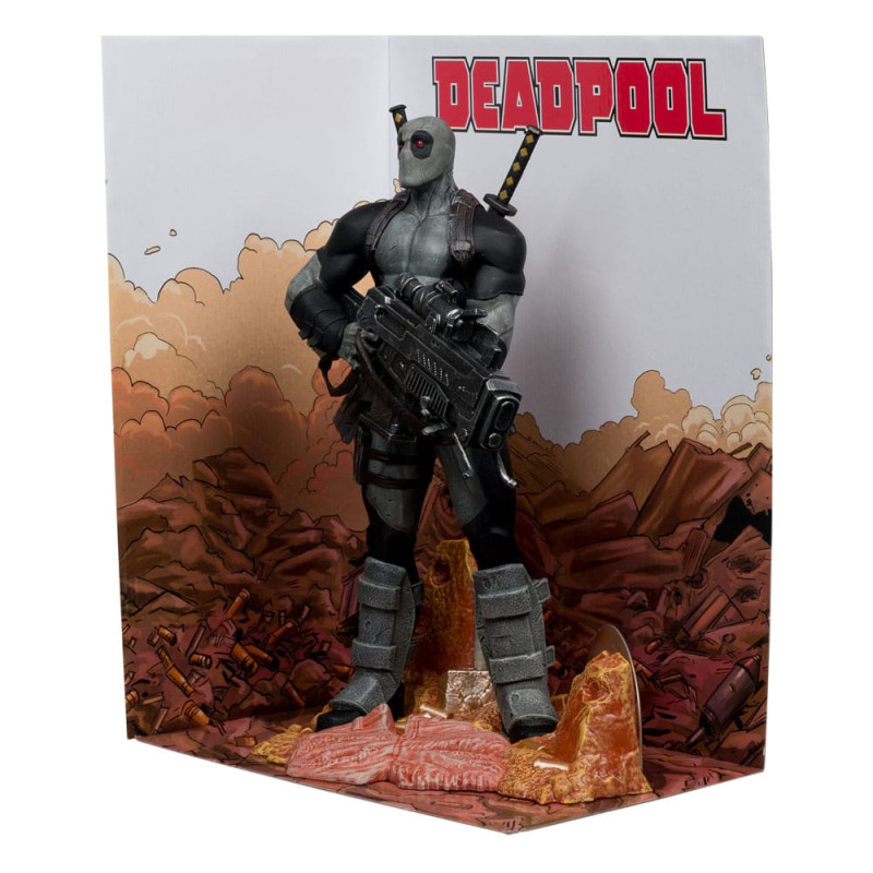 Marvel Collection PVC Statue 1/6 Deadpool (Deadpool #1)(Grey Suit Chase) 27 cm 5