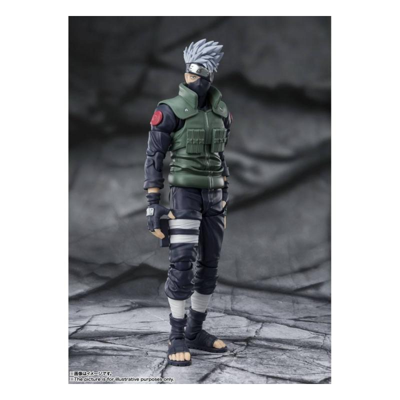 Naruto Shippuden S.H. Figuarts Action Figure Kakashi Hatake -The famed Sharingan Hero- 16 cm