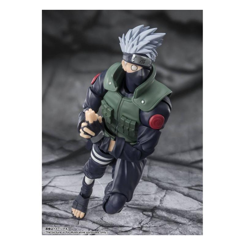 Naruto Shippuden S.H. Figuarts Action Figure Kakashi Hatake -The famed Sharingan Hero- 16 cm