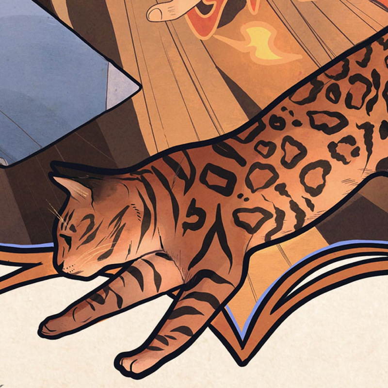 Critical Role Art Print Liam O'Brien: 10th Anniversary Art Nouveau Illustrations 46 x 28 cm - unfram 6