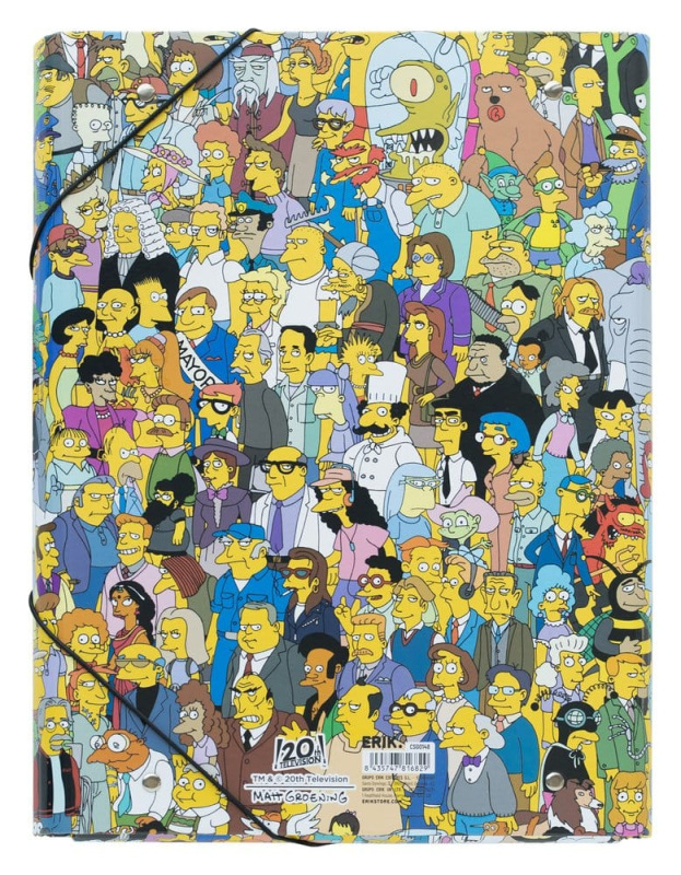 The Simpsons Elasticated Folder 34 x 26 cm 1