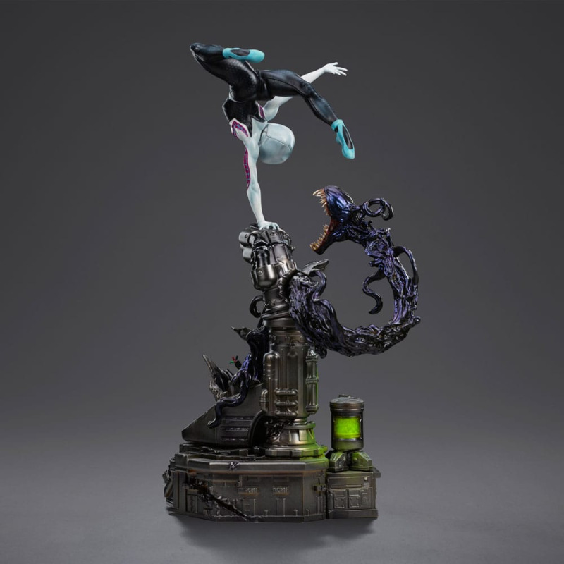 Spider-Man vs Villains Art Scale Statue 1/10 Ghost Spider Diorama 34 cm 4