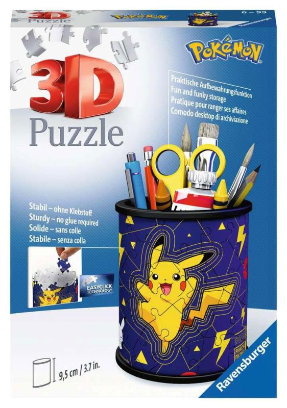 Pokémon 3D Puzzle Pencil Holder (54 pieces)