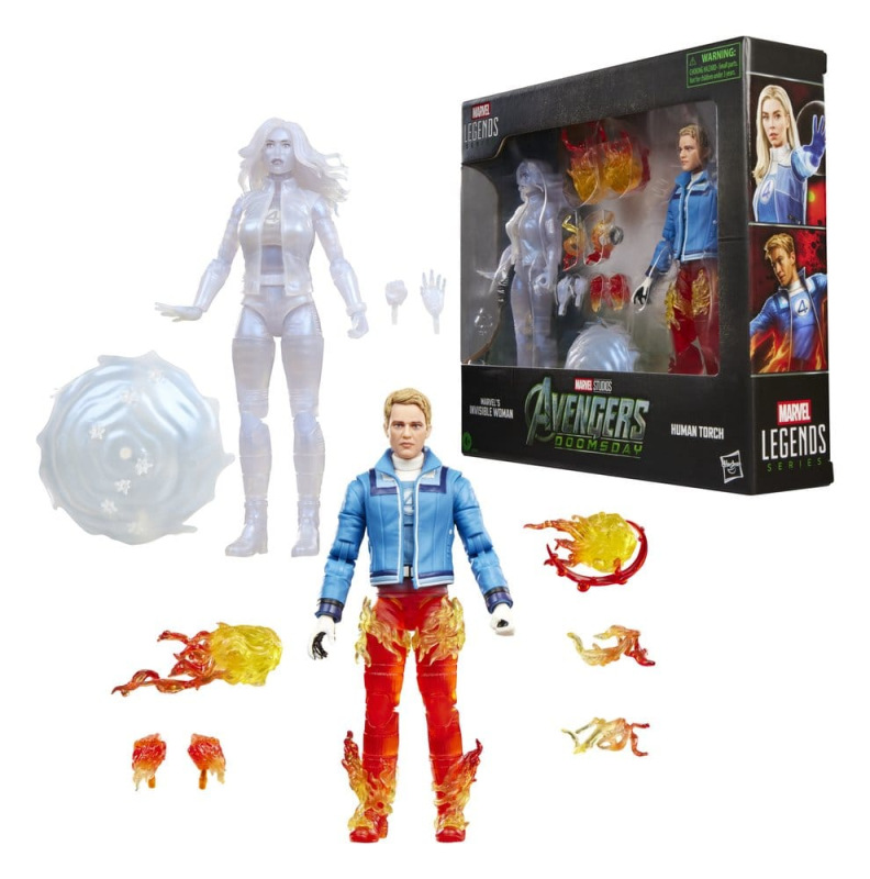 Avengers: Doomsday Marvel Legends Action Figure 2-Pack Marvel's Invisible Woman & Human Torch 15 cm 3