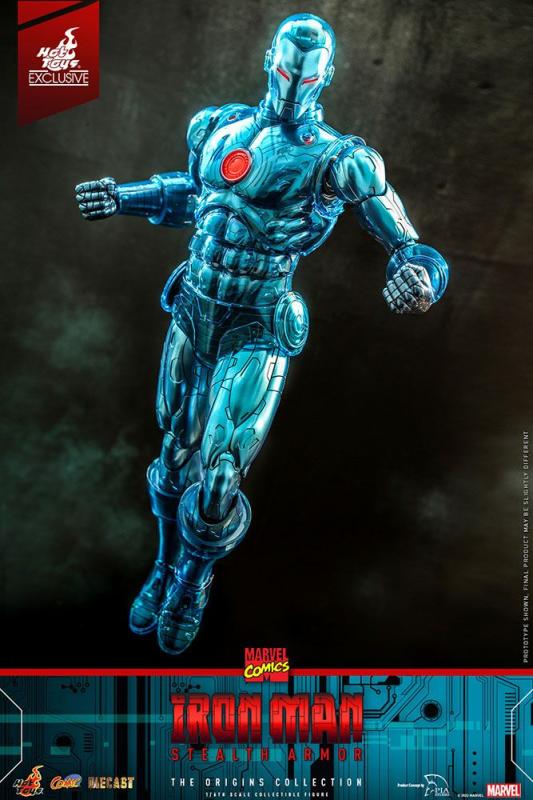 Marvel Comics: Iron Man (Stealth Armor) Exclusive 1/6 Diecast Action Figure - Hot Toys