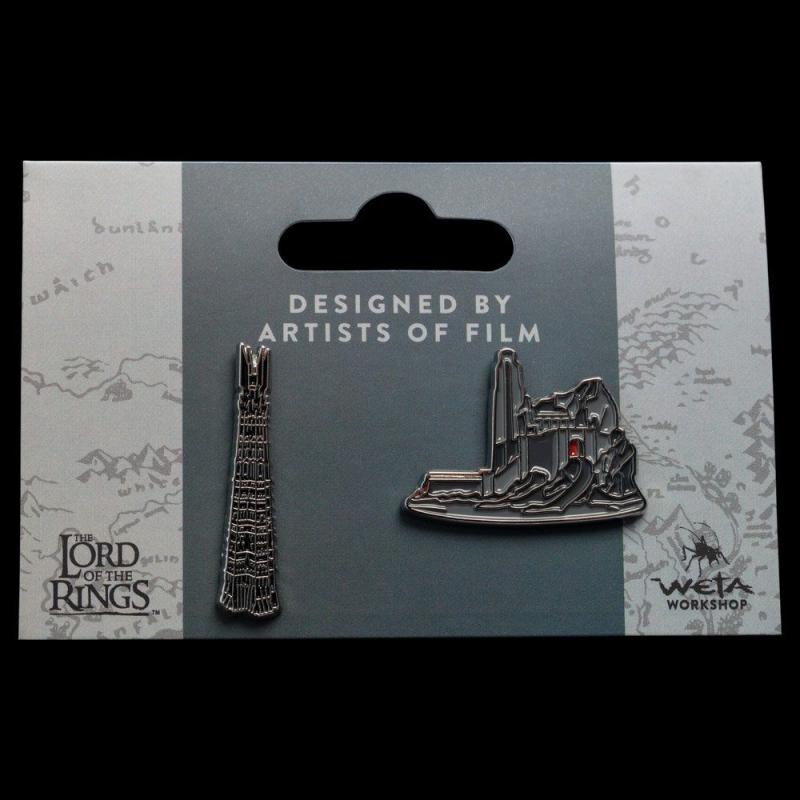Lord of the Rings Collectors Pins 2-Pack Helm's Deep & Orthanc