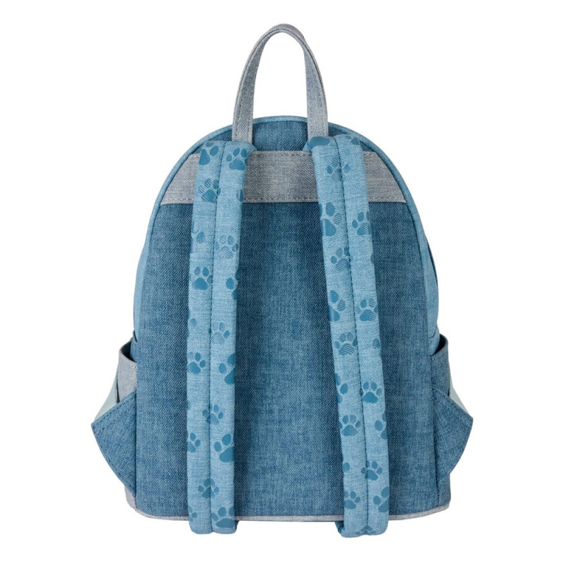 Disney by Loungefly Backpack Mini Faux Denim Dogs & Cats 3