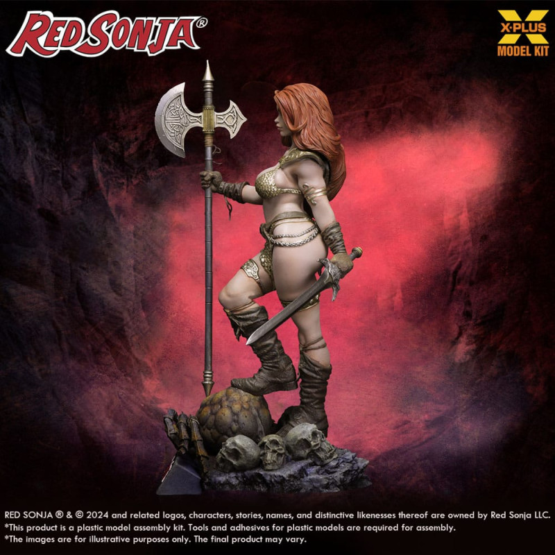 Red Sonja Plastic Model Kit 1/8 Red Sonja 27 cm 8