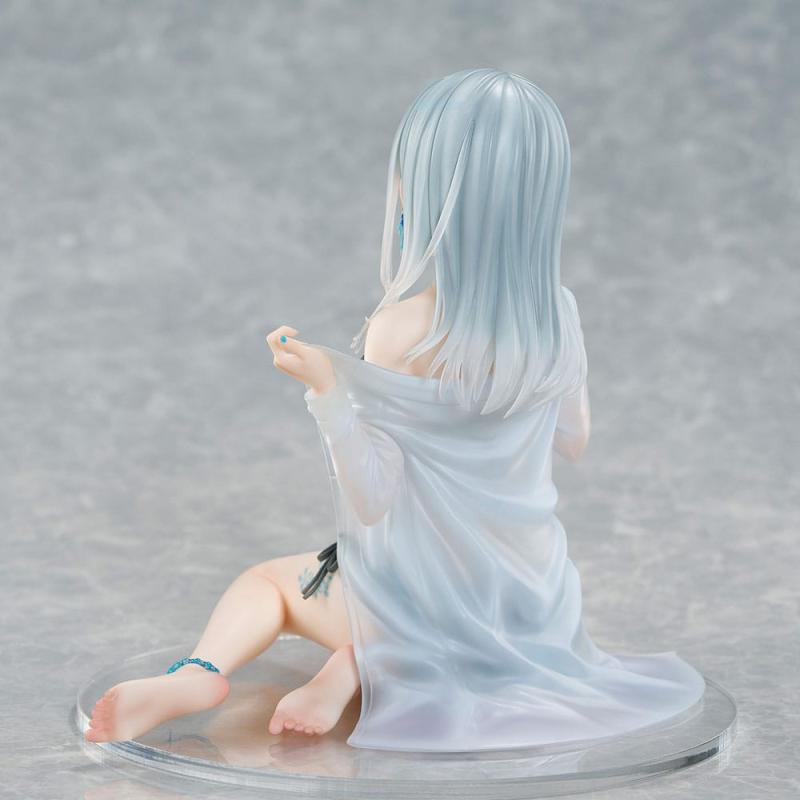 Original Character PVC Statue 1/7 Silver-Haired Girl Sky Blue Morning Special Outfit Ver. by Fuumi I