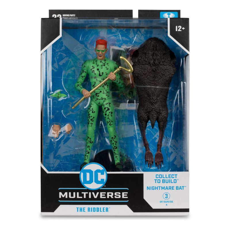 DC Build A Megafig Action Figure Batman Forever The Riddler (Gold Label) 18 cm 9