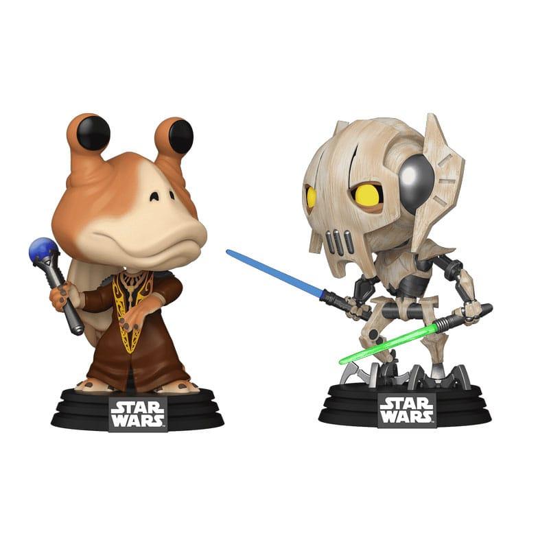 Star Wars: The Clone Wars POP! Vinyl Bobble-Heads 2-Pack Jar Jar Binks vs. General Grievous 9 cm