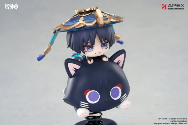 Genshin Impact Chibi Chara Yurayura Stand PVC Figure Wanderer 11 cm 13