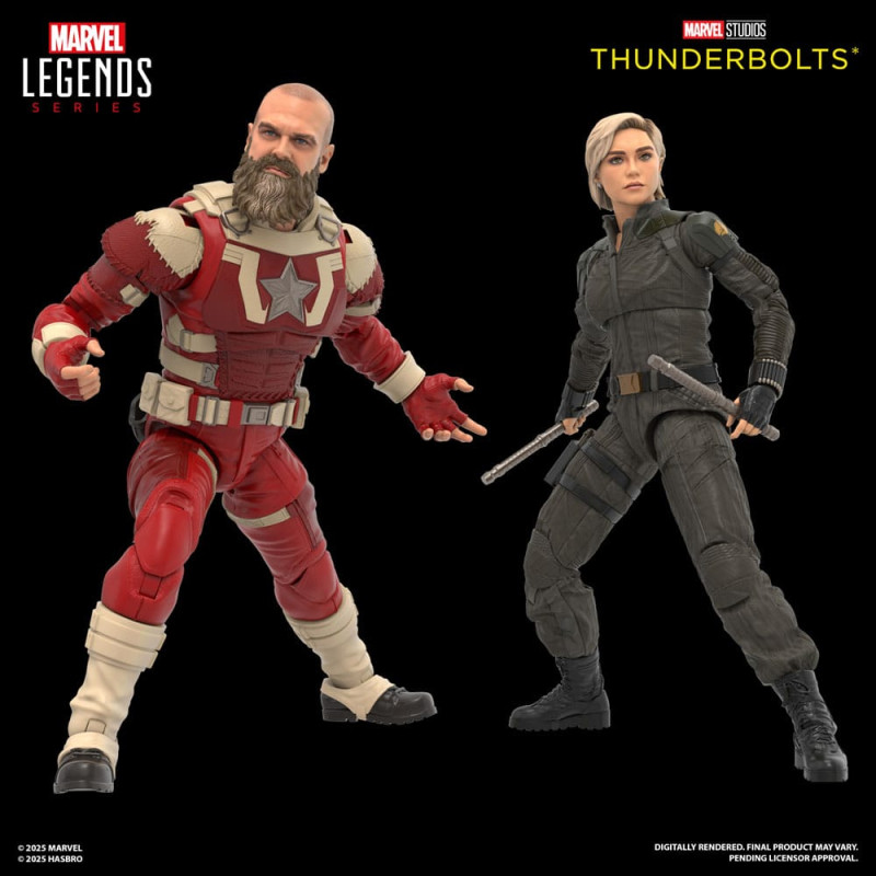 Thunderbolts Marvel Legends Action Figure 2-Pack Yelena Belova & Red Guardian 15 cm 5