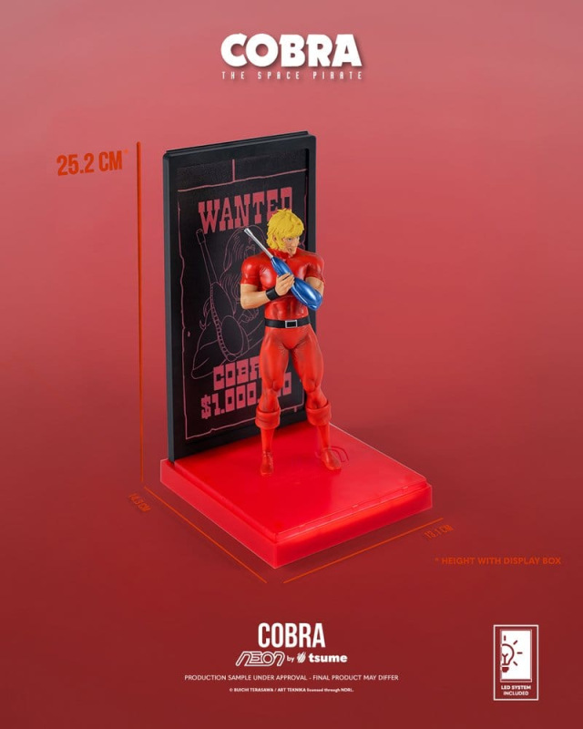 Cobra Neon Figure 1/9 Cobra The Space Pirate 20 cm 9