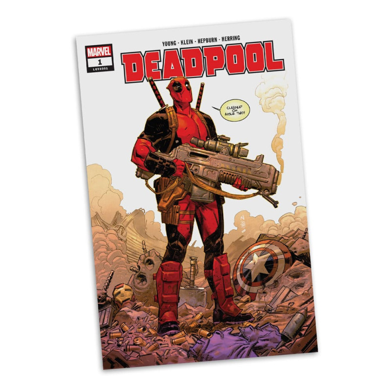 Marvel Collection PVC Statue 1/6 Deadpool (Deadpool #1)(Grey Suit Chase) 27 cm 6