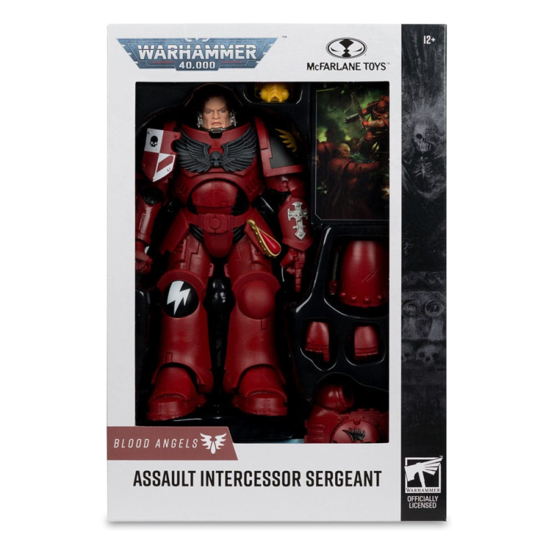 Warhammer 40,000 Action Figure Assault Intercessor Sergeant (Blood Angel) 18 cm 6